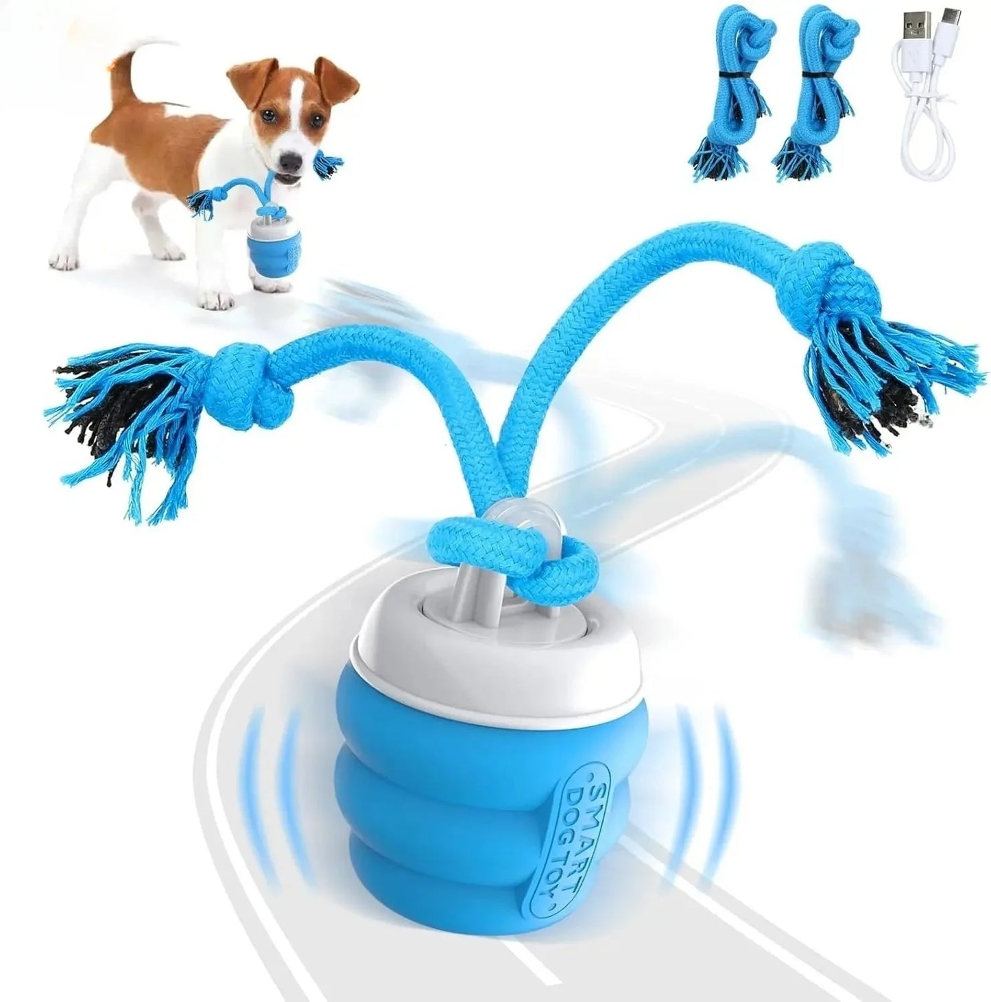 Interactive Smart Dog Ball – Rechargeable Pet Toy with Three Play Modes for All Breeds – Durable Design to Reduce Boredom